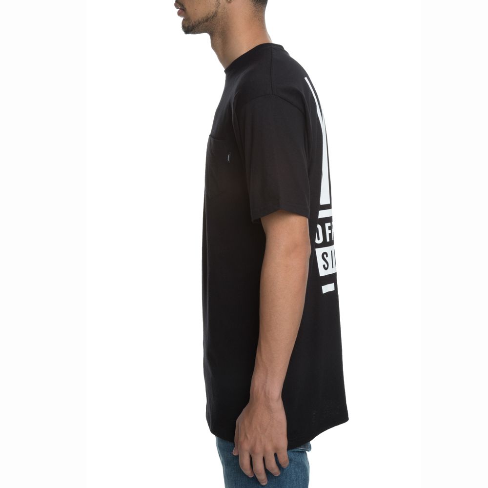 MEN'S VANS BIG HIT POCKET TEE BLACK