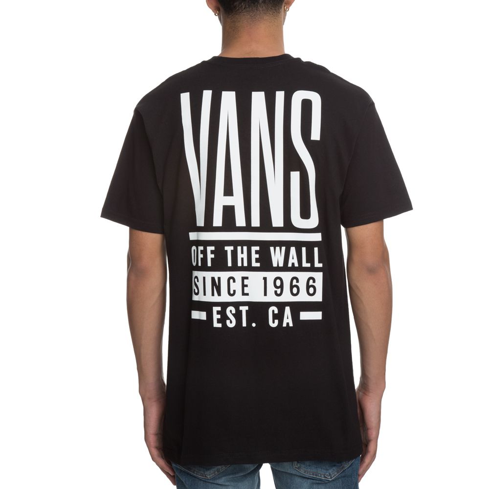 MEN'S VANS BIG HIT POCKET TEE BLACK 3 MEN'S VANS BIG HIT POCKET TEE BLACK