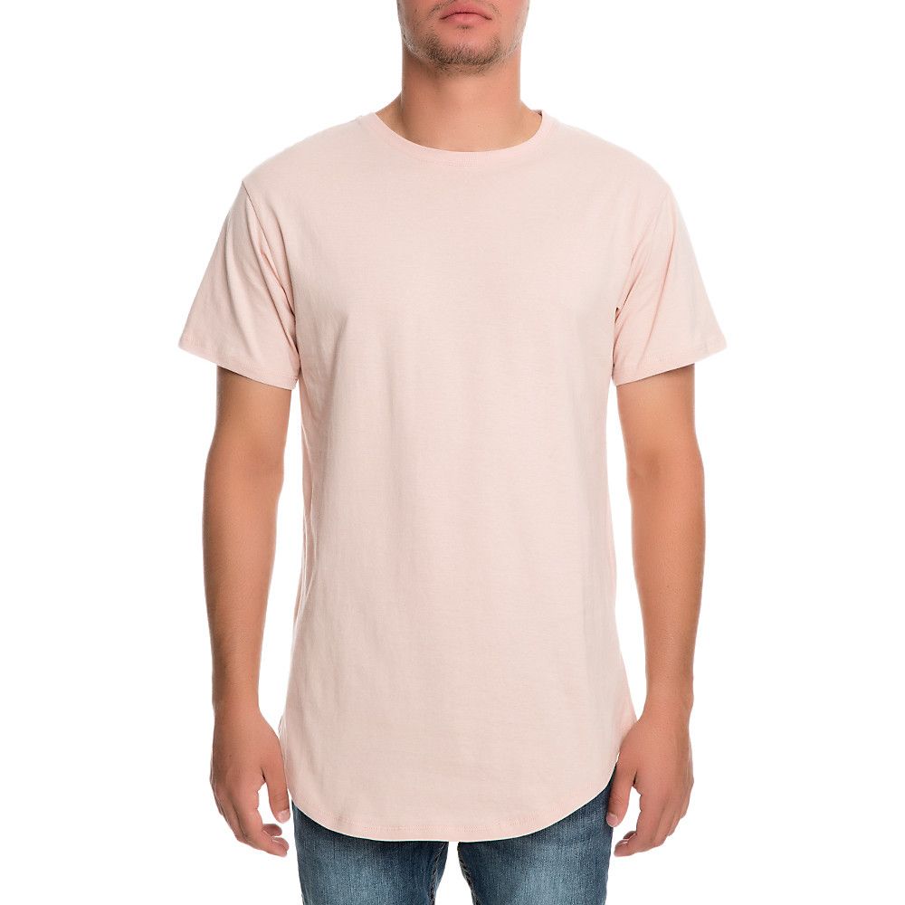 Men's SS Scallop Tee DUSTY PINK
