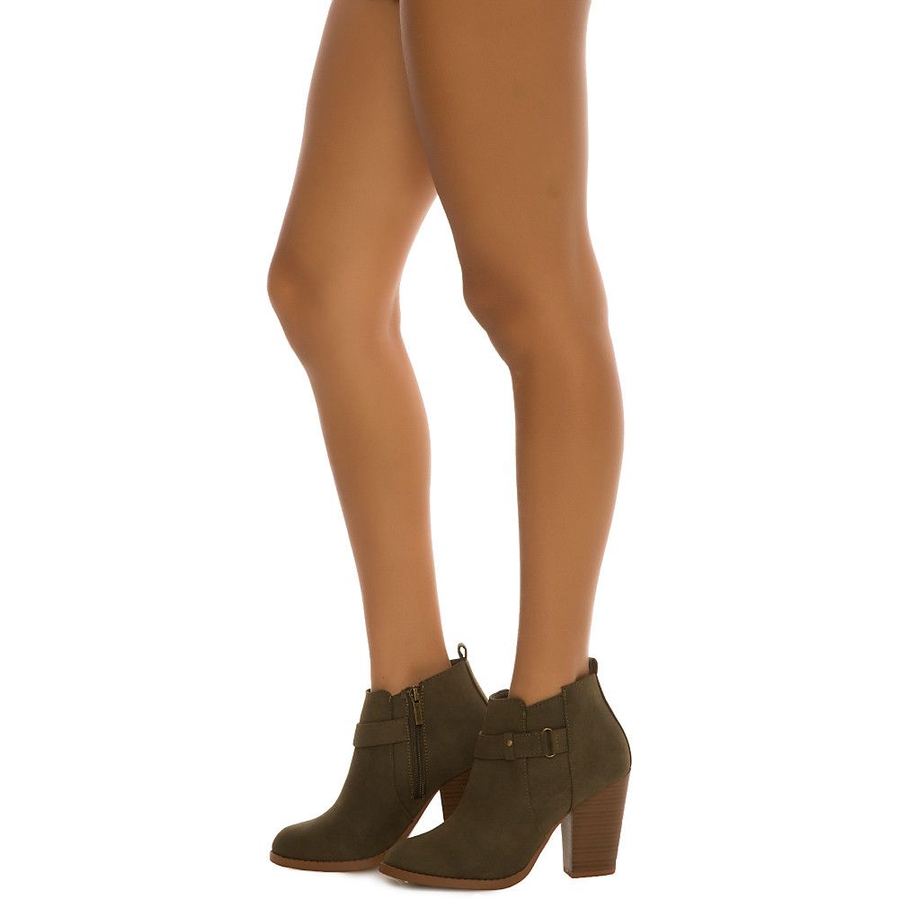 Tribute Ankle Boot Khaki