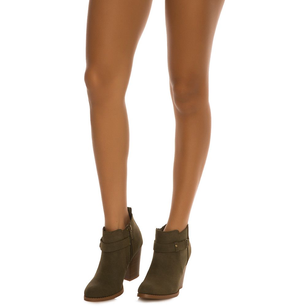 Tribute Ankle Boot Khaki 3 Tribute Ankle Boot Khaki