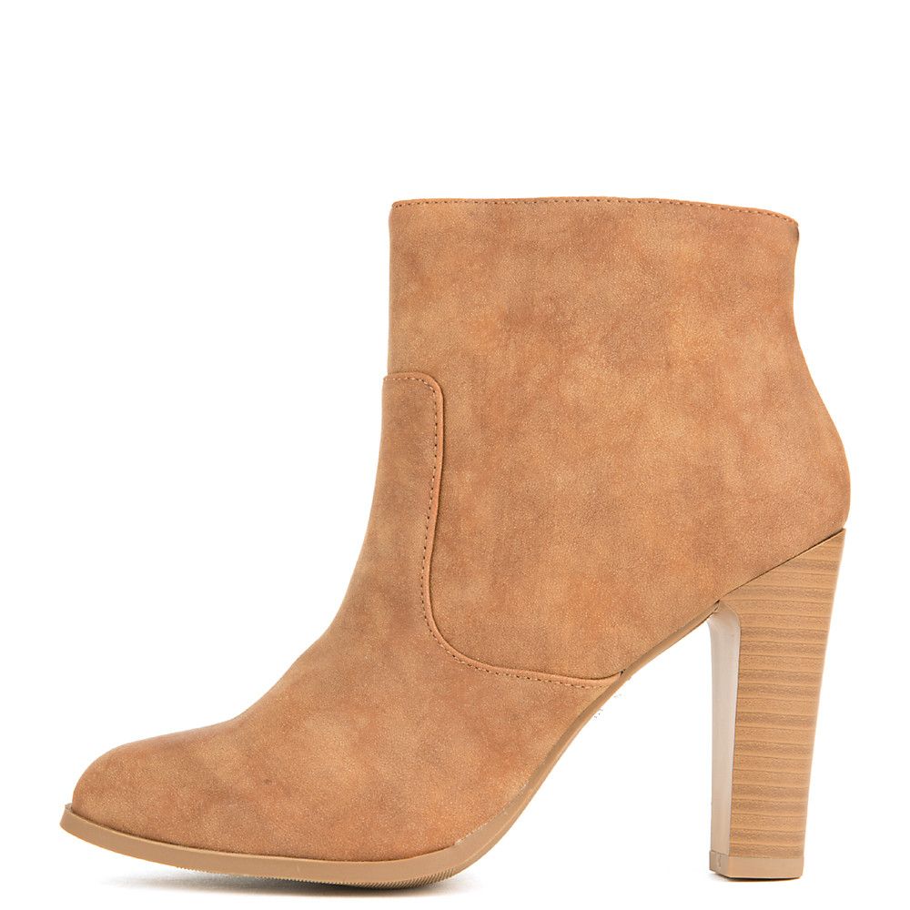 Admit-H High Heel Ankle Boot Tan
