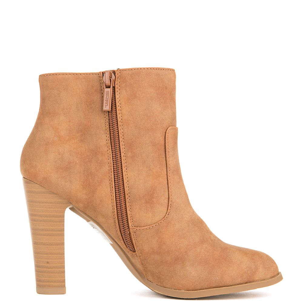 Admit-H High Heel Ankle Boot Tan