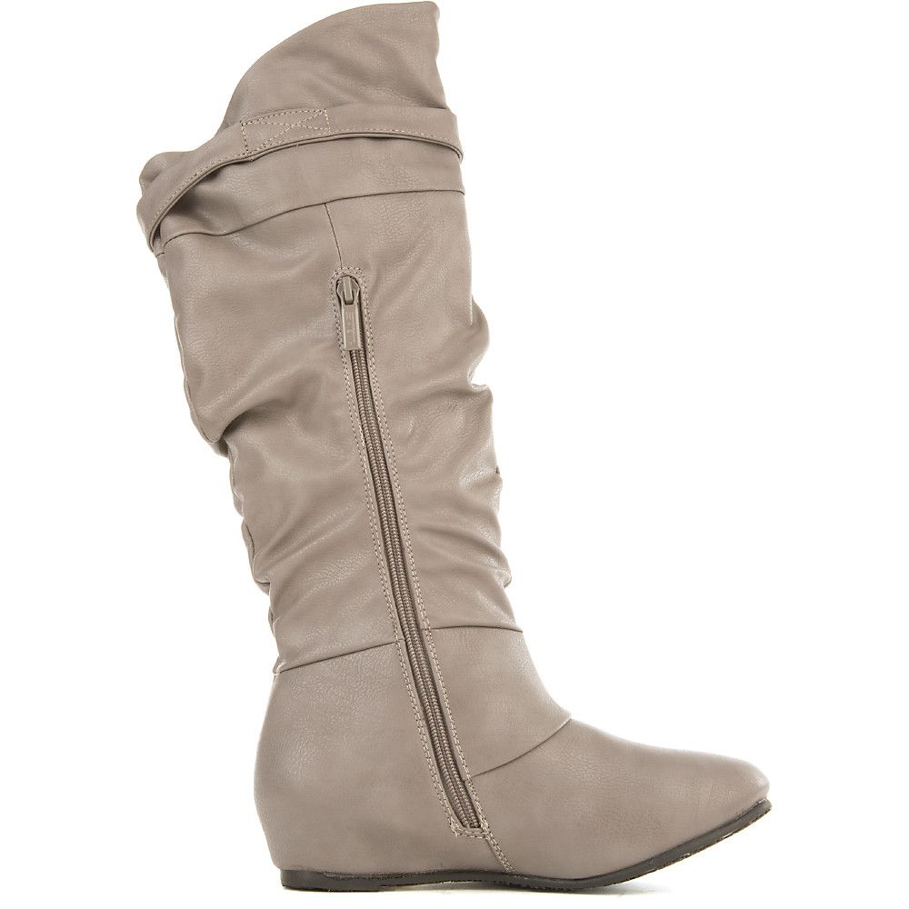 Mid-Calf Boot Candies-06 Grey