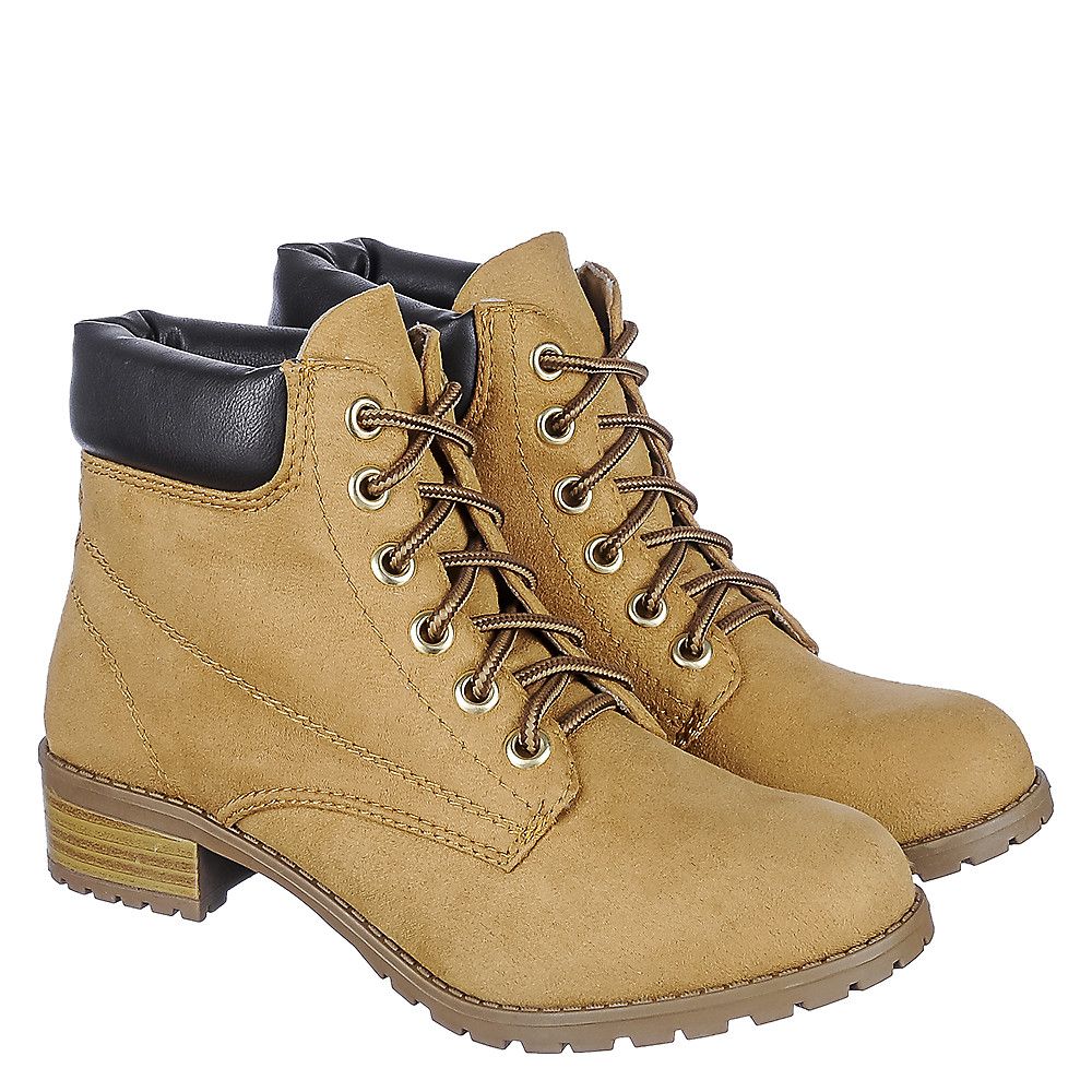 Low Heel Ankle Boot Equity-S Blond 3 Low Heel Ankle Boot Equity-S Blond