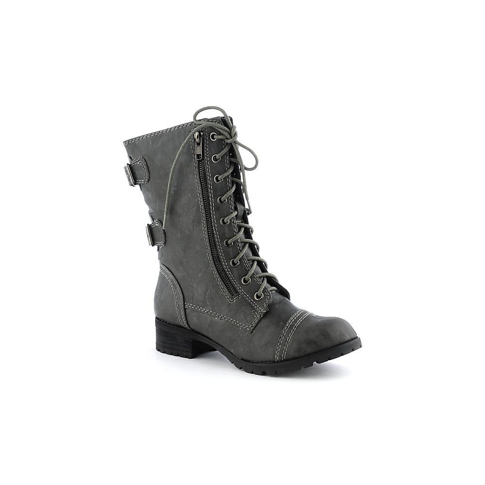 Women's Combat Boot Dome-H Grey