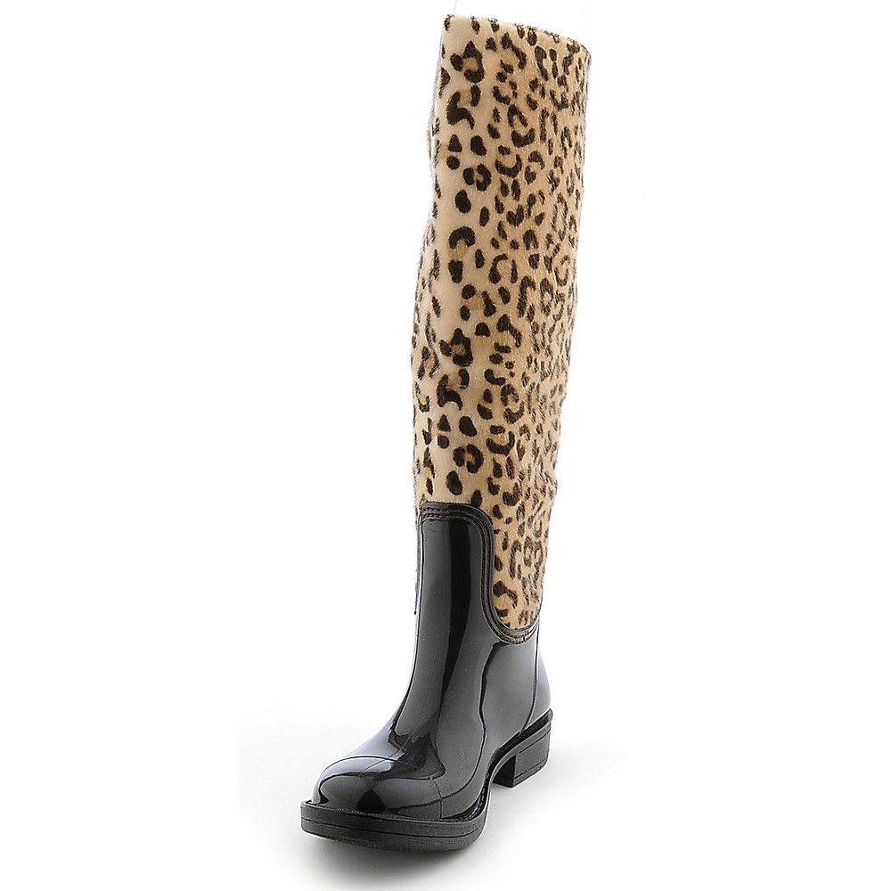 rain boot storm-02 Leopard