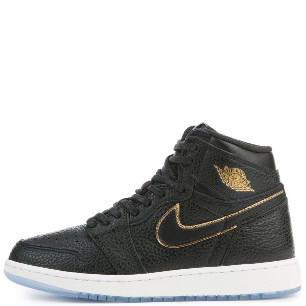 Air Jordan 1 Retro High BLACK/METALLIC GOLD/SUMMIT WHITE