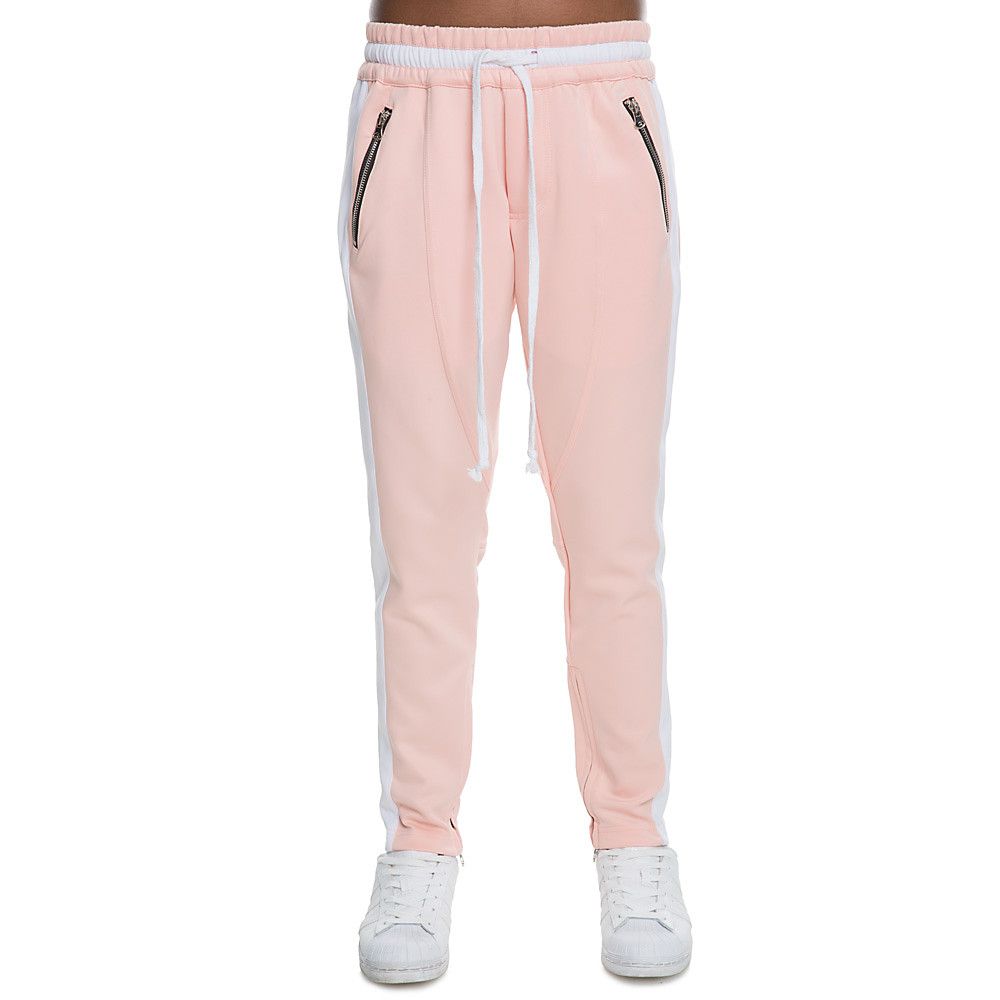 Women's Crysp Track Pants PINK/WHITE