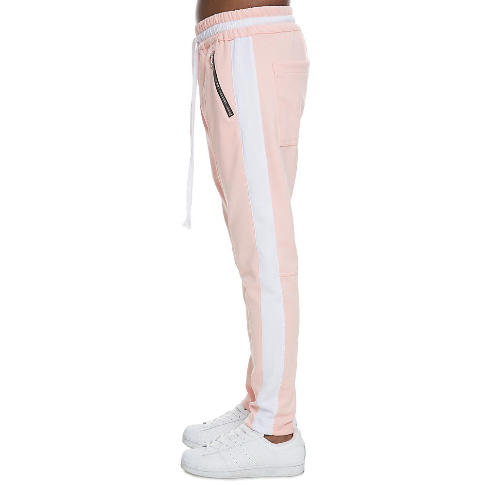 Women's Crysp Track Pants PINK/WHITE