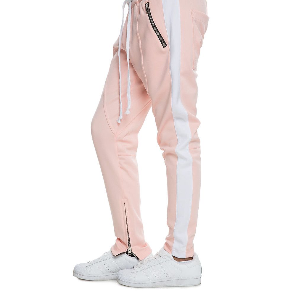 Women's Crysp Track Pants PINK/WHITE 4 Women's Crysp Track Pants PINK/WHITE