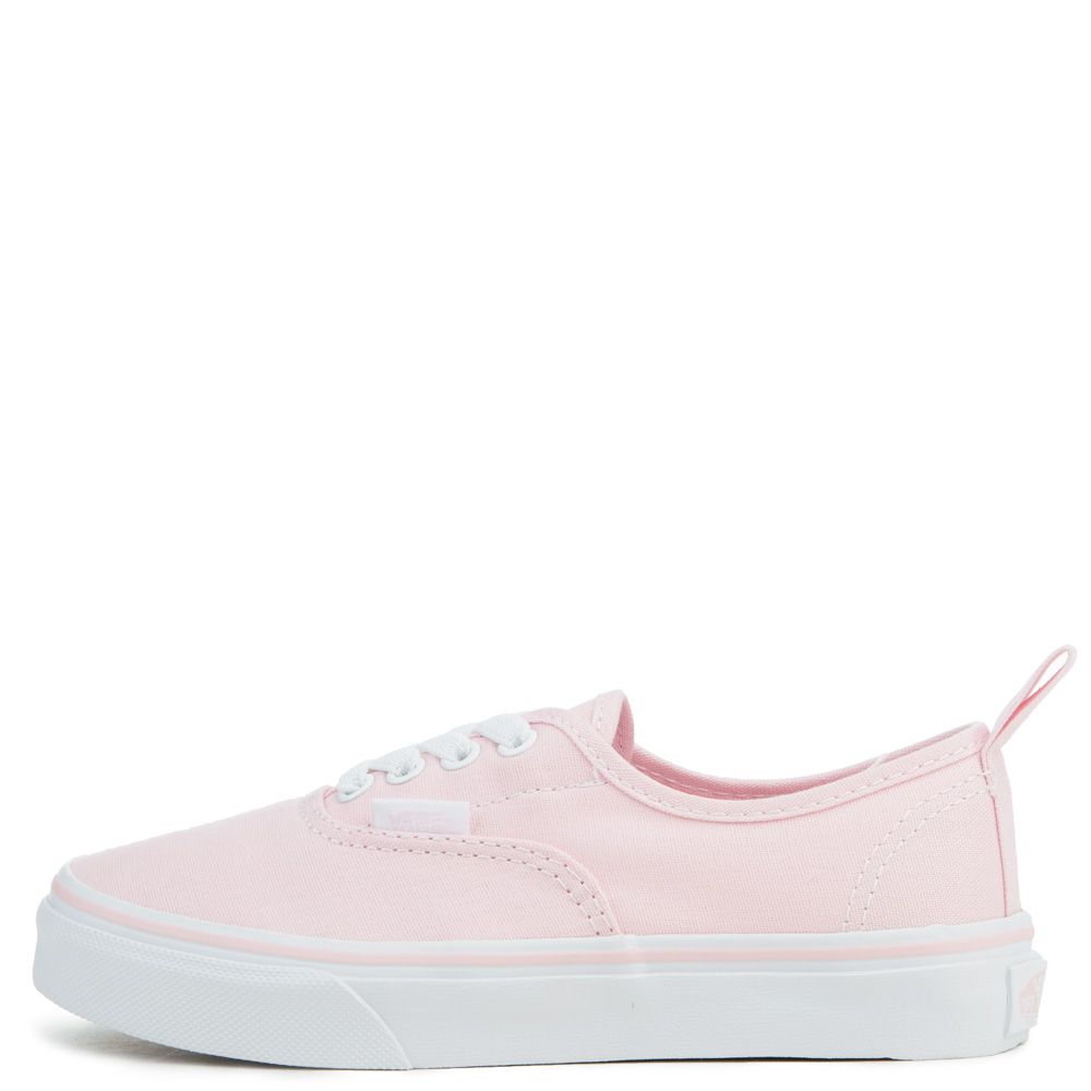 PRESCHOOL VANS AUTHENTIC ELASTIC LACE CHALK PINK/TRUE WHITE
