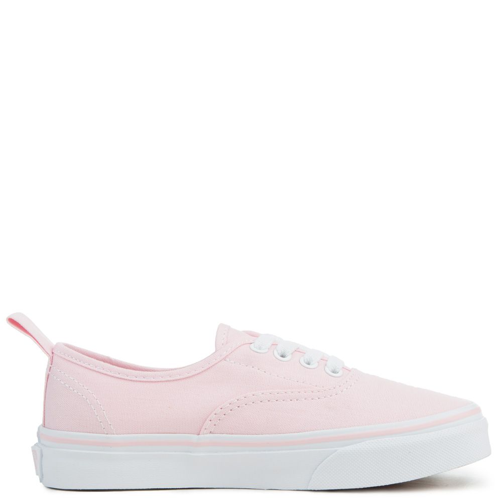 PRESCHOOL VANS AUTHENTIC ELASTIC LACE CHALK PINK/TRUE WHITE