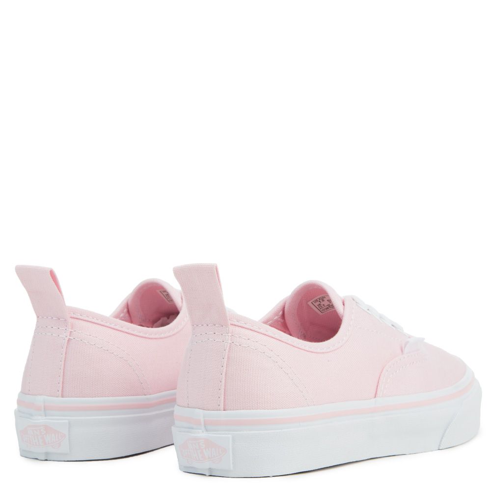 PRESCHOOL VANS AUTHENTIC ELASTIC LACE CHALK PINK/TRUE WHITE 4 PRESCHOOL VANS AUTHENTIC ELASTIC LACE CHALK PINK/TRUE WHITE