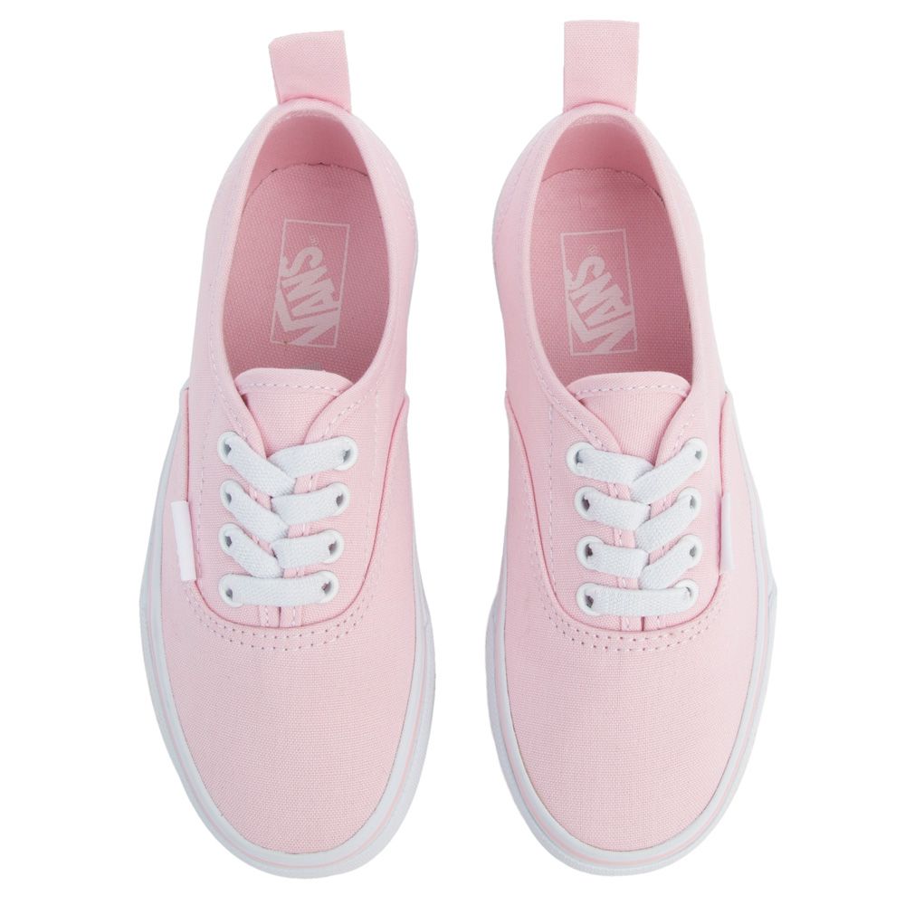 PRESCHOOL VANS AUTHENTIC ELASTIC LACE CHALK PINK/TRUE WHITE 6 PRESCHOOL VANS AUTHENTIC ELASTIC LACE CHALK PINK/TRUE WHITE