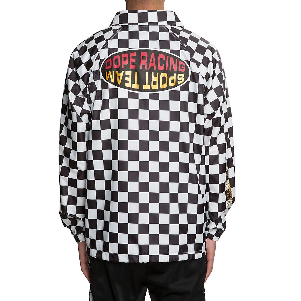 Finish Line Coaches Jacket BLACK/WHITE