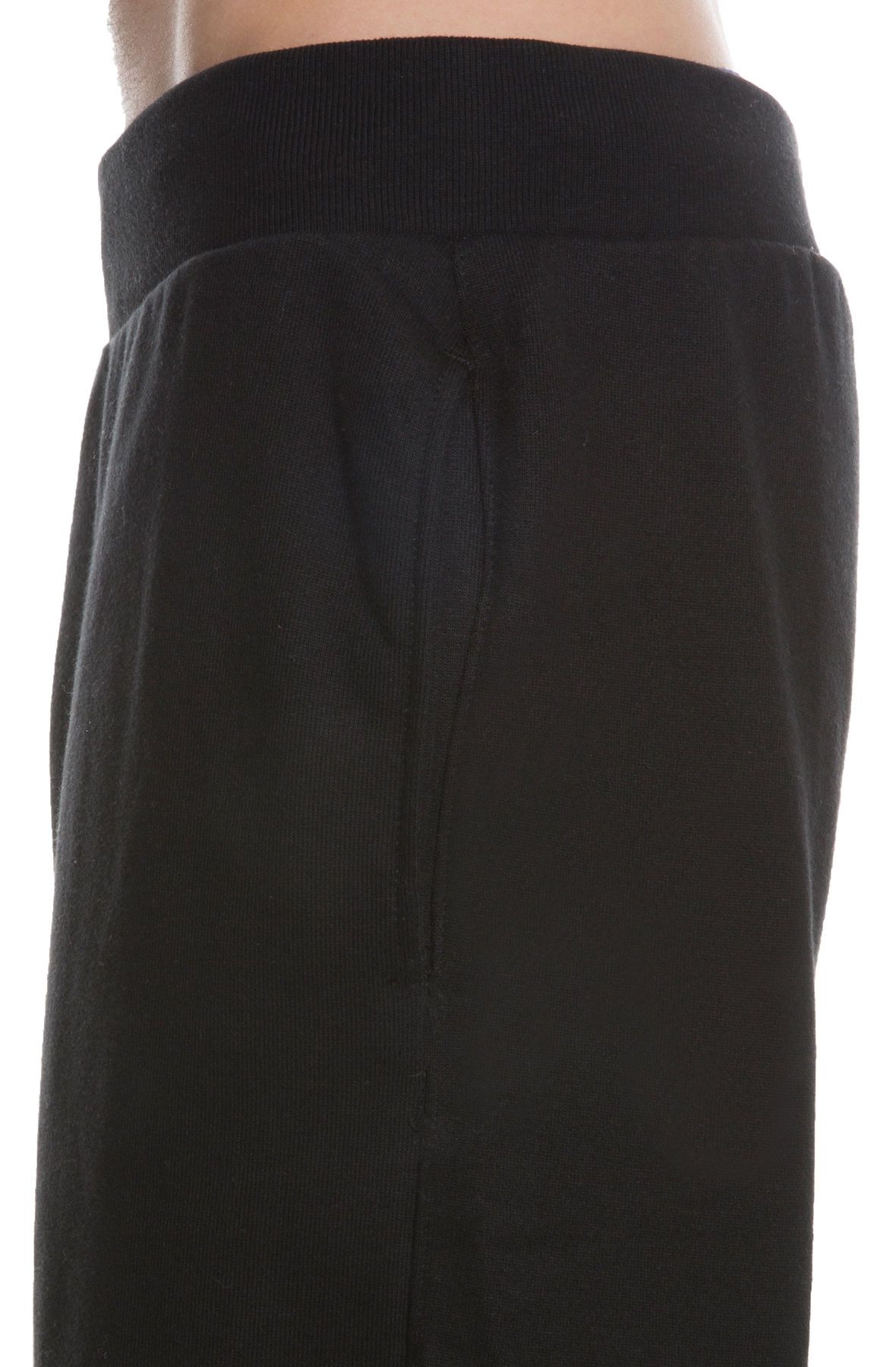 The Reverse Weave Cut off Fleece short in Black Black 4 The Reverse Weave Cut off Fleece short in Black Black