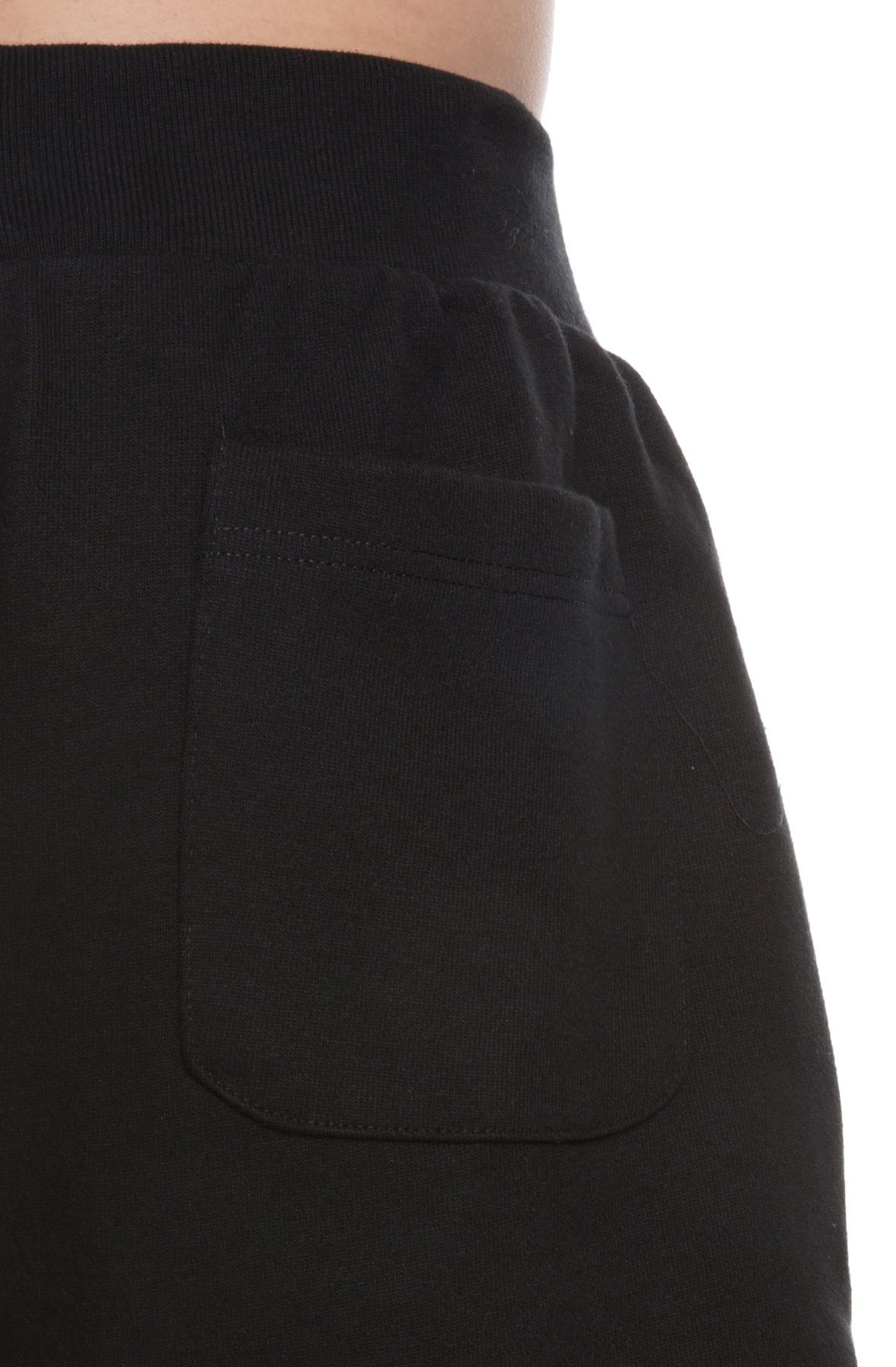 The Reverse Weave Cut off Fleece short in Black Black 6 The Reverse Weave Cut off Fleece short in Black Black