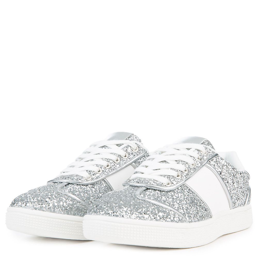 Dora-01 Sneaker SILVER SEQUIN 3 Dora-01 Sneaker SILVER SEQUIN