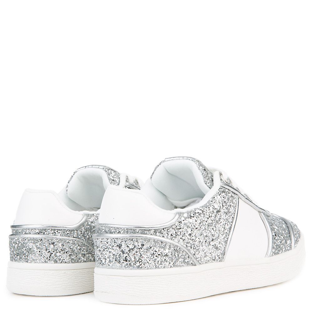 Dora-01 Sneaker SILVER SEQUIN 4 Dora-01 Sneaker SILVER SEQUIN