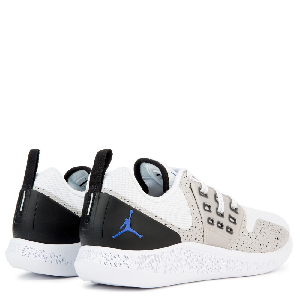 MEN'S JORDAN GRIND WHITE/HYPER ROYAL/TECH GREY/BLACK 4 MEN'S JORDAN GRIND WHITE/HYPER ROYAL/TECH GREY/BLACK