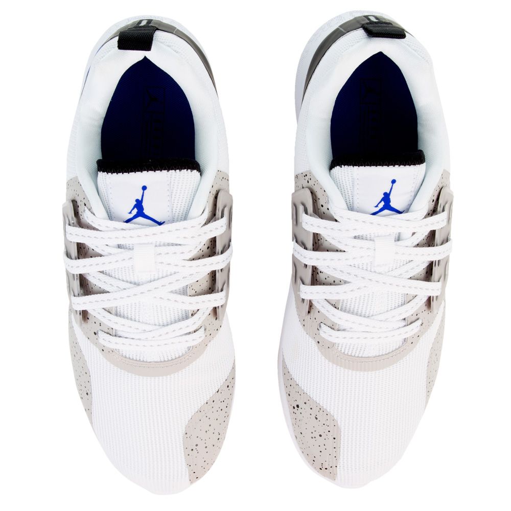 MEN'S JORDAN GRIND WHITE/HYPER ROYAL/TECH GREY/BLACK 6 MEN'S JORDAN GRIND WHITE/HYPER ROYAL/TECH GREY/BLACK
