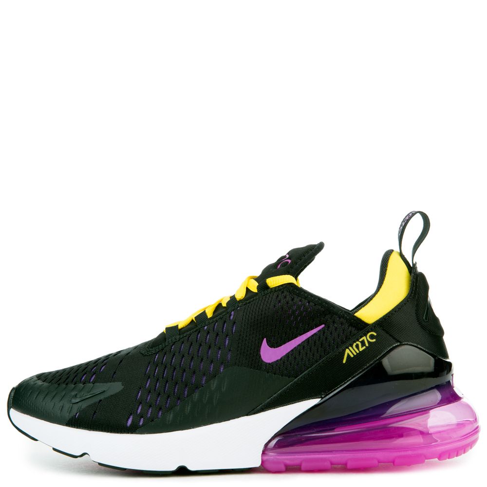 MEN'S NIKE AIR MAX 270 BLACK/HYPER MAGENTA/HYPER GRAPE