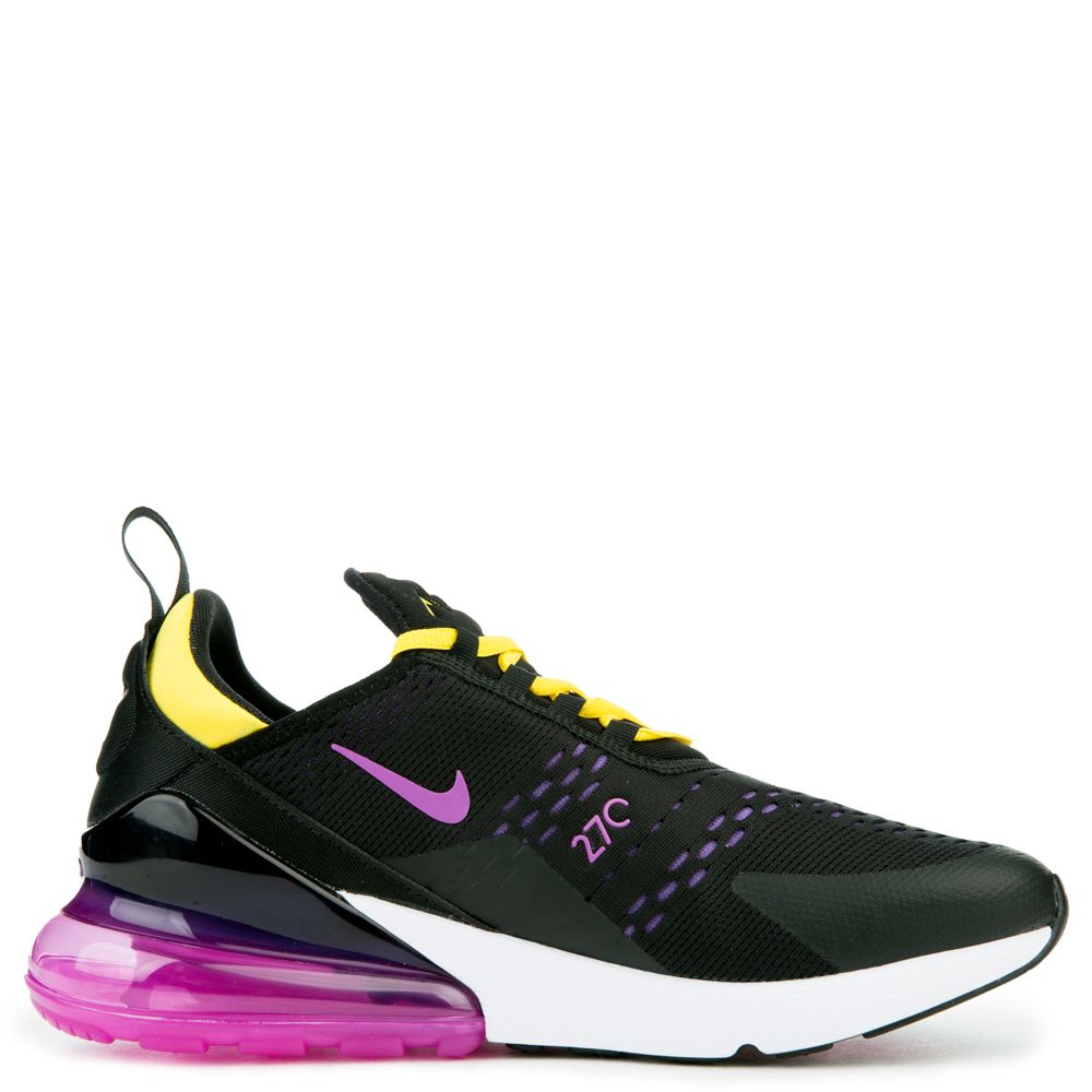 MEN'S NIKE AIR MAX 270 BLACK/HYPER MAGENTA/HYPER GRAPE