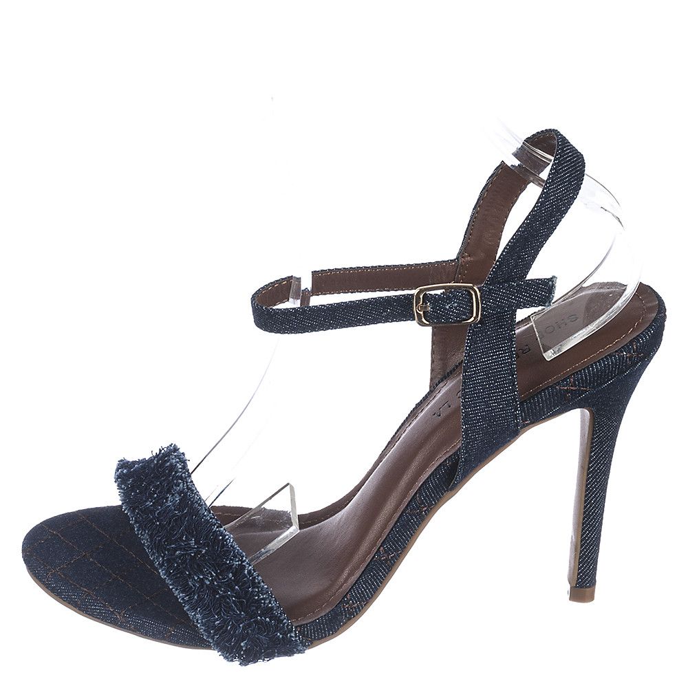 Coppa Denim Heel Dark Blue Denim