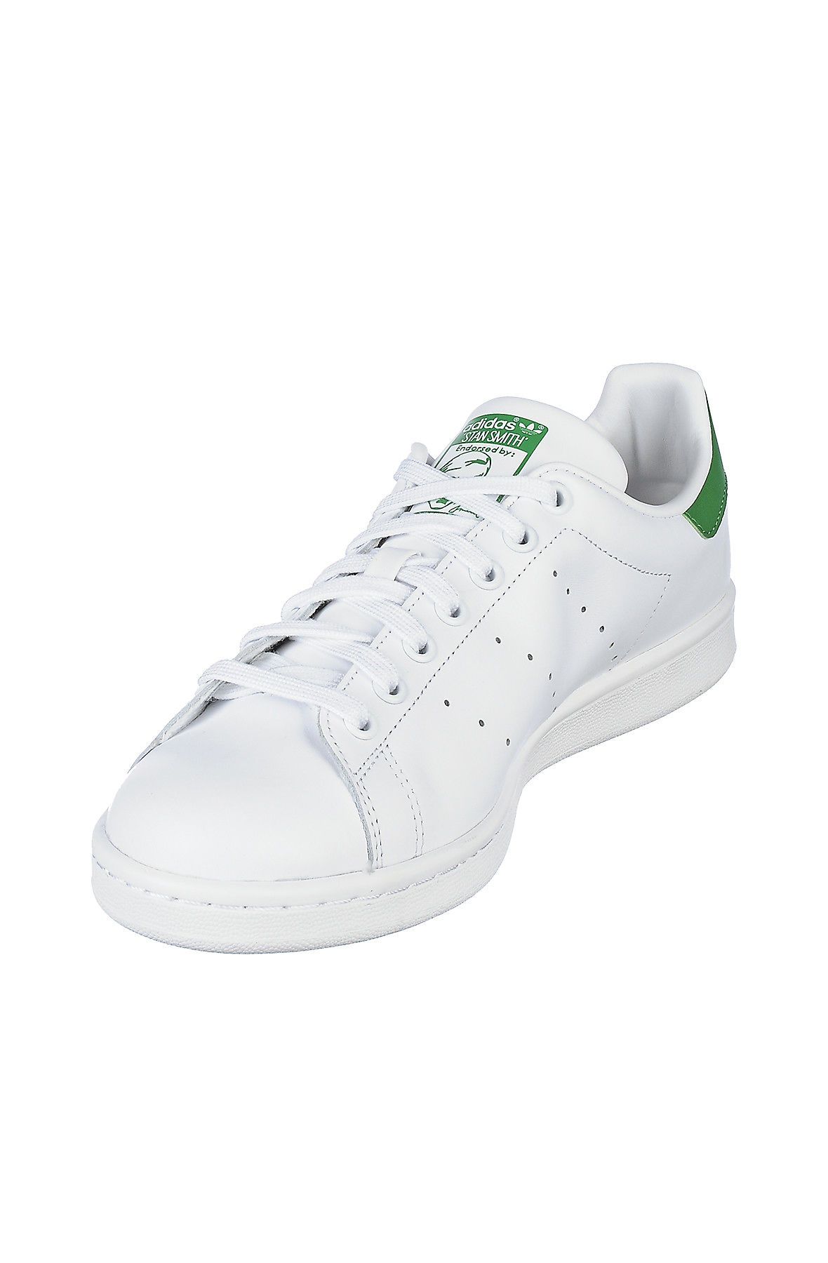 Womens Stan Smith Fairway Sneaker White & Green 3 Womens Stan Smith Fairway Sneaker White & Green