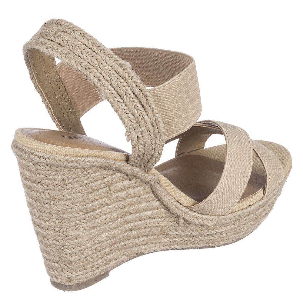 Hillary-S Wedge Sandals Natural