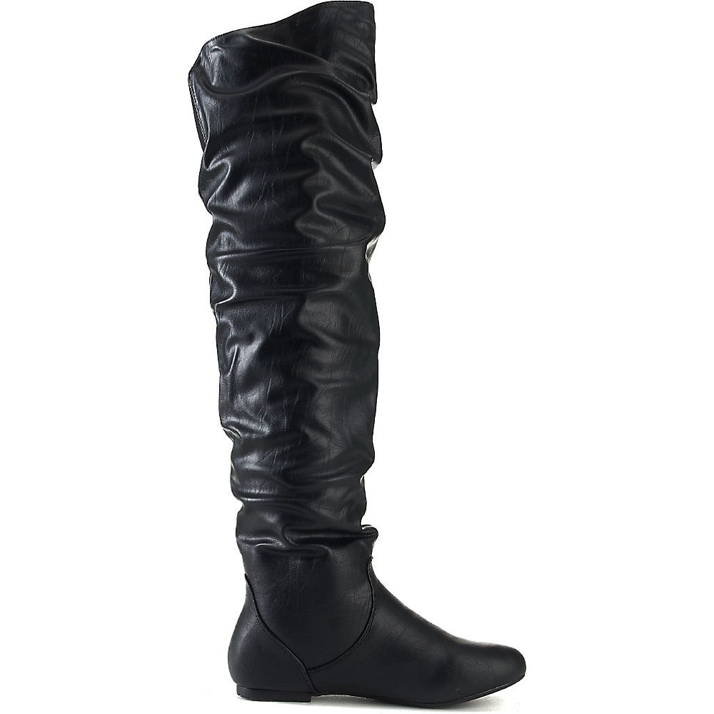 Vickie HI Knee-High Pocket Boot Black Black 3 Vickie HI Knee-High Pocket Boot Black Black