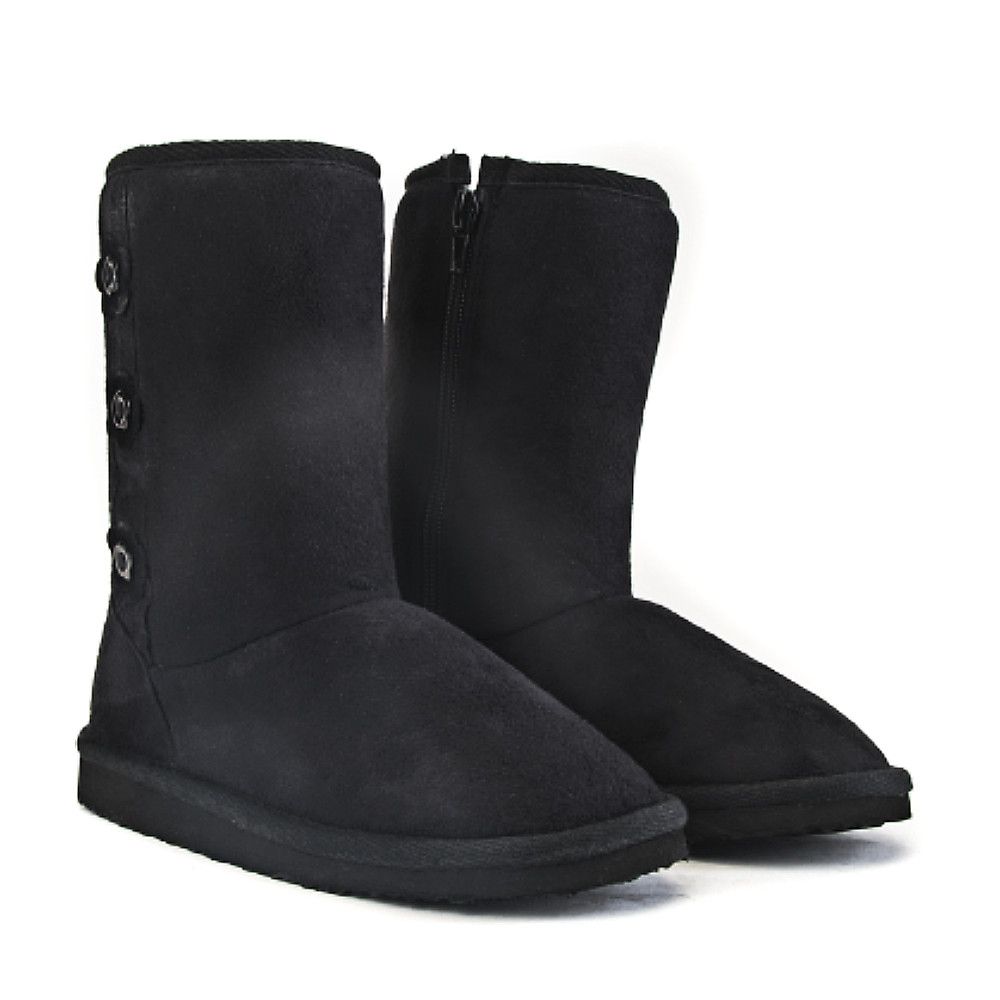 Kids Flat Boot Kawaii-IIS Black