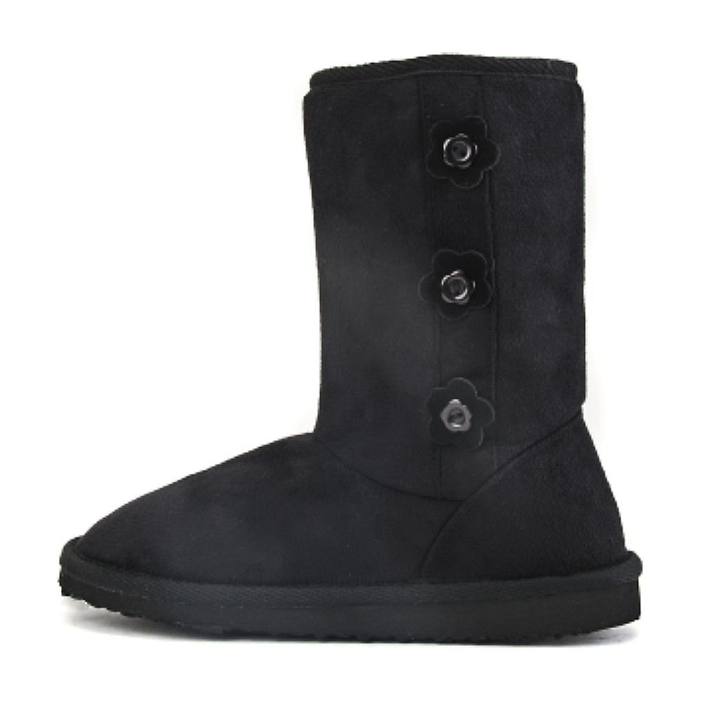 Kids Flat Boot Kawaii-IIS Black