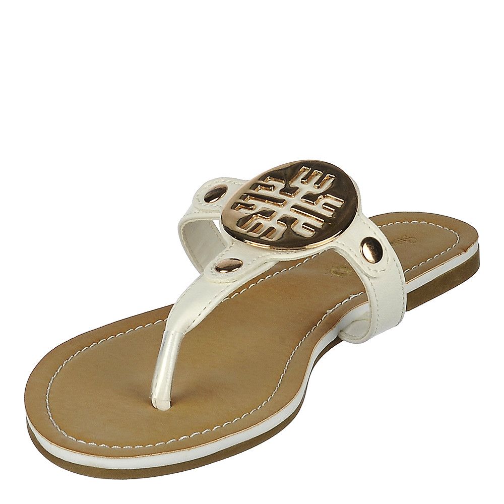 Armin-06 Thong Sandals White 3 Armin-06 Thong Sandals White