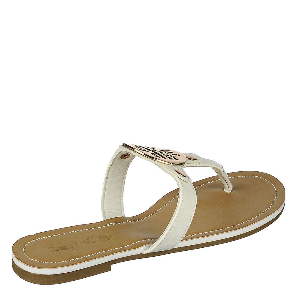 Armin-06 Thong Sandals White 5 Armin-06 Thong Sandals White