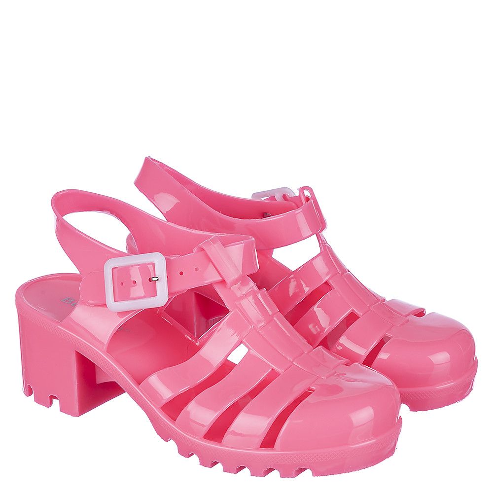 (GS) JPM Mirenda Jelly Low Heel Sandal