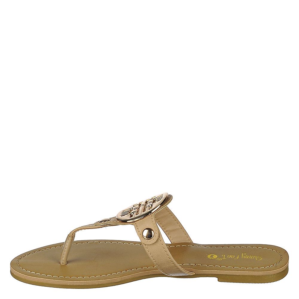 Armin-06 Thong Sandal Nude