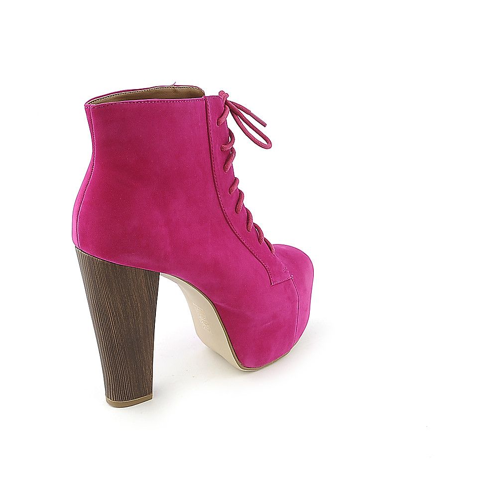 Platform Ankle Bootie Silla Fuchsia 5 Platform Ankle Bootie Silla Fuchsia