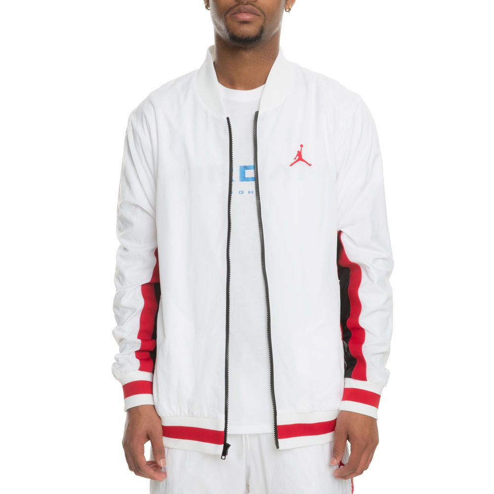 JORDAN RINGS JACKET WHITE/BLACK/GYM RED