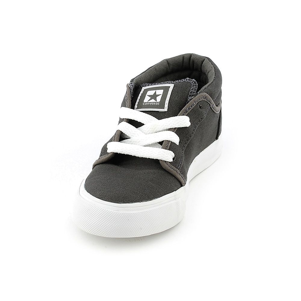 Kids All Star Silo Mid Charcoal/White