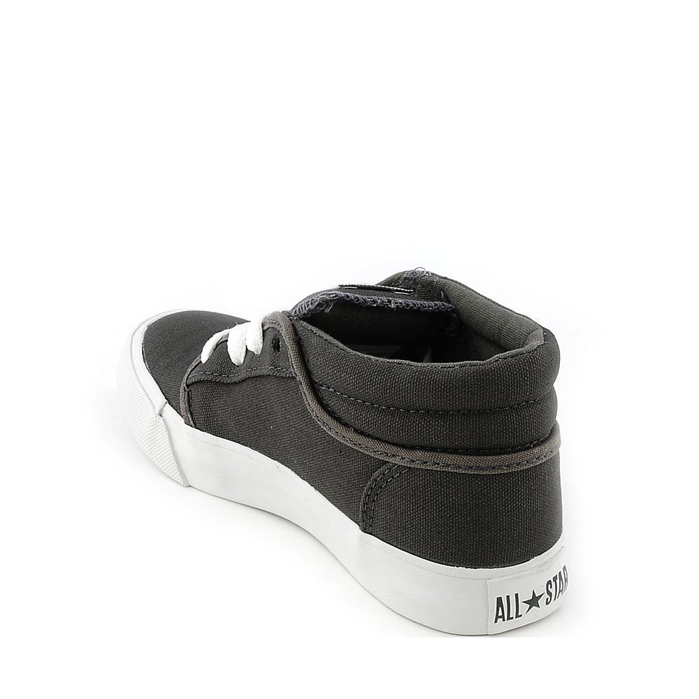 Kids All Star Silo Mid Charcoal/White 4 Kids All Star Silo Mid Charcoal/White