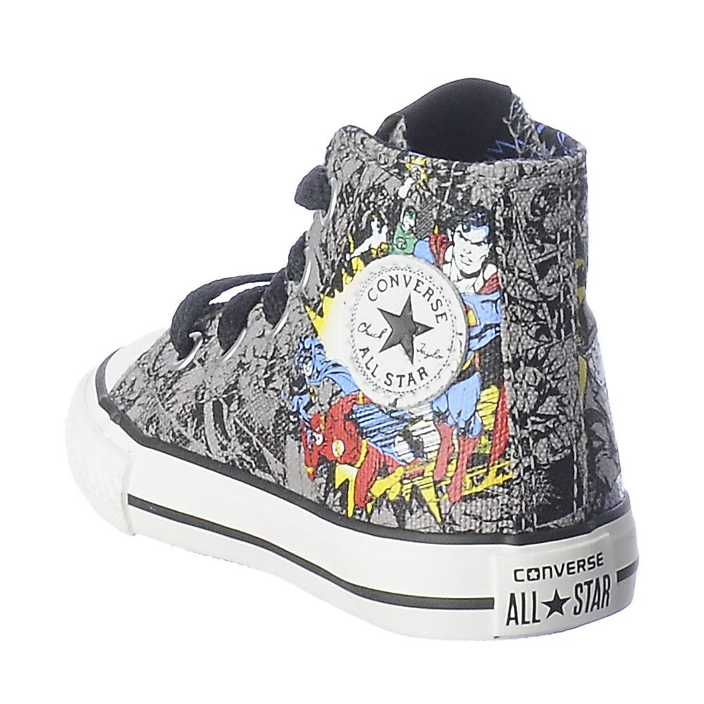 Kids Chuck Taylor Hi Grey/Black 4 Kids Chuck Taylor Hi Grey/Black