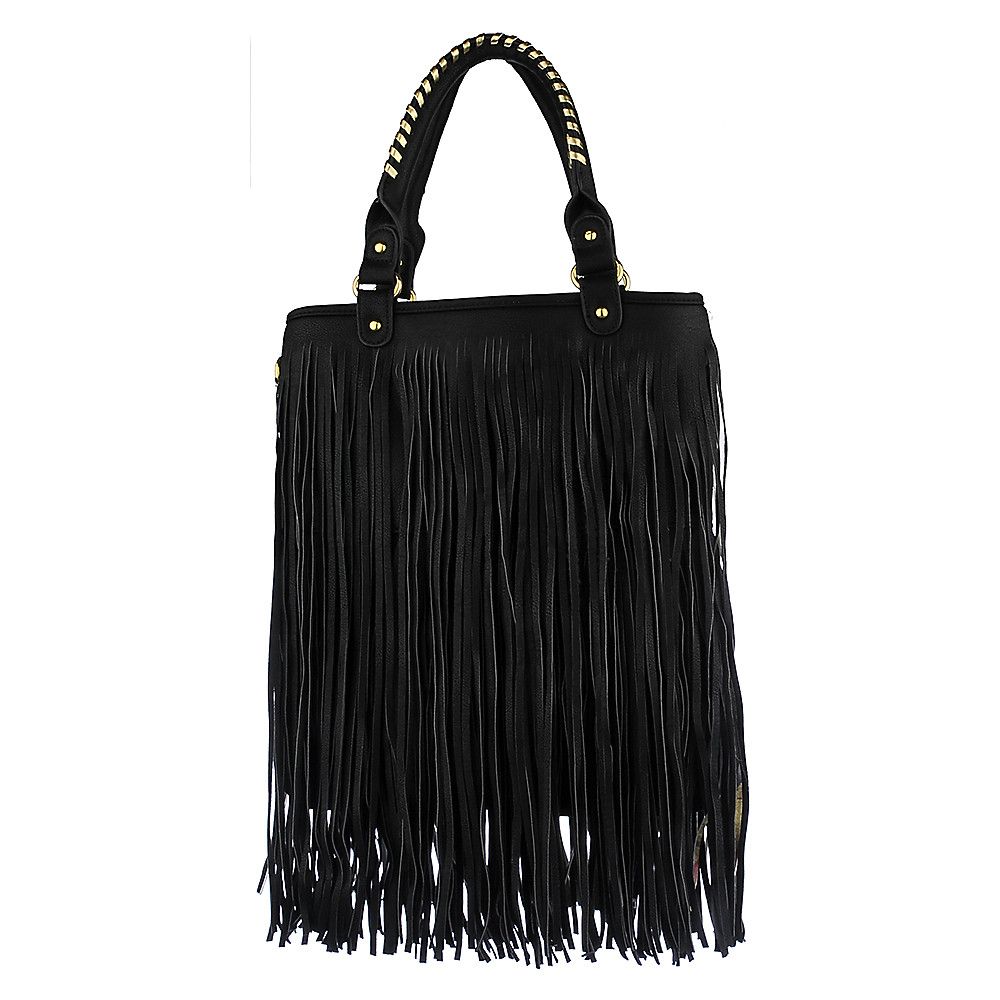 Fringe Handbag Red/White/Blue/Black/Gold